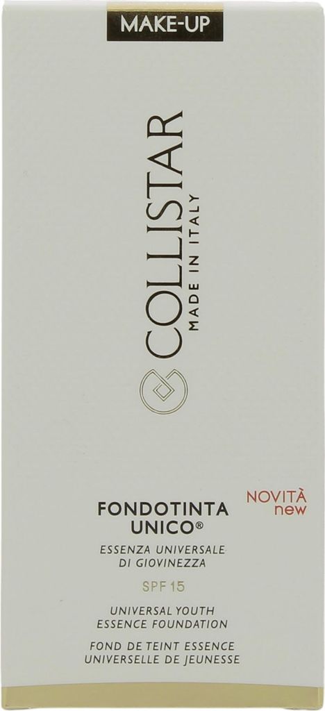 Collistar Unico Foundation, Pumpenflasche, Flüssigkeit, Jeder Hauttyp, Anti-Aging, Schutz, Glättend, Beige, 1N