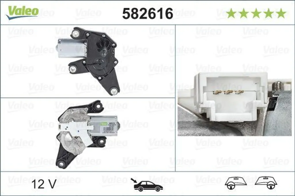 Moteur essuie-glace avant pour Renault Twingo et Clio - Standard OE