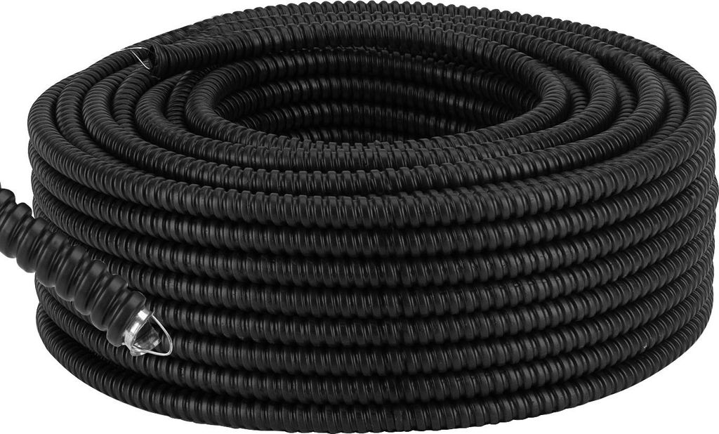 MEKS 11/15 Metall-Leitungsrohr mit Pilot in schwarzer PVC-Ummantelung