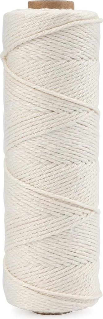 100 m beige Bäckergarn - 1,5 mm Kordel - Baumwolle - Bastelkordel - dekorative Kordel - perfekt für DIY-Handwerksprojekte - Gartenarbeit - kreati...