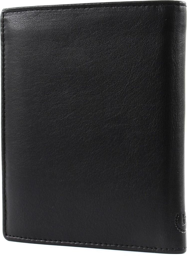 Portafoglio Bugatti City Line Con Clip RFID · Pelle Nera · 11x9 Cm