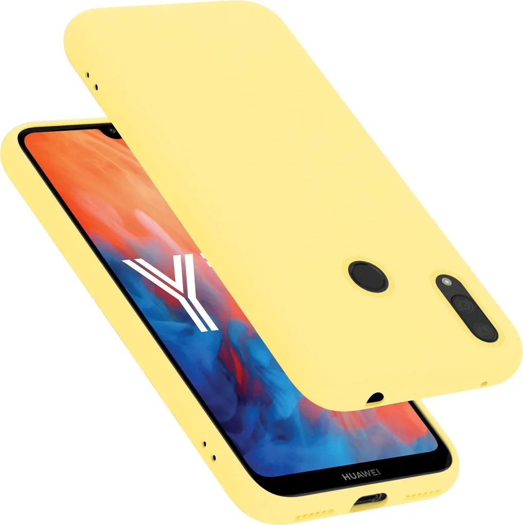 Cover TPU Huawei Y7 2019 Cadorabo - Protezione Gialla Anti-Shock