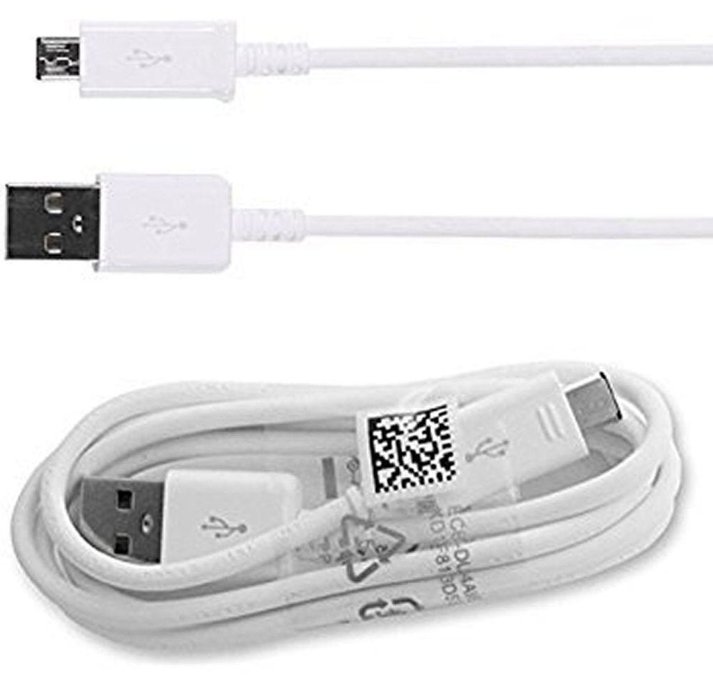 USB-A-auf-Micro-Kabel, 1 m, Weiß
