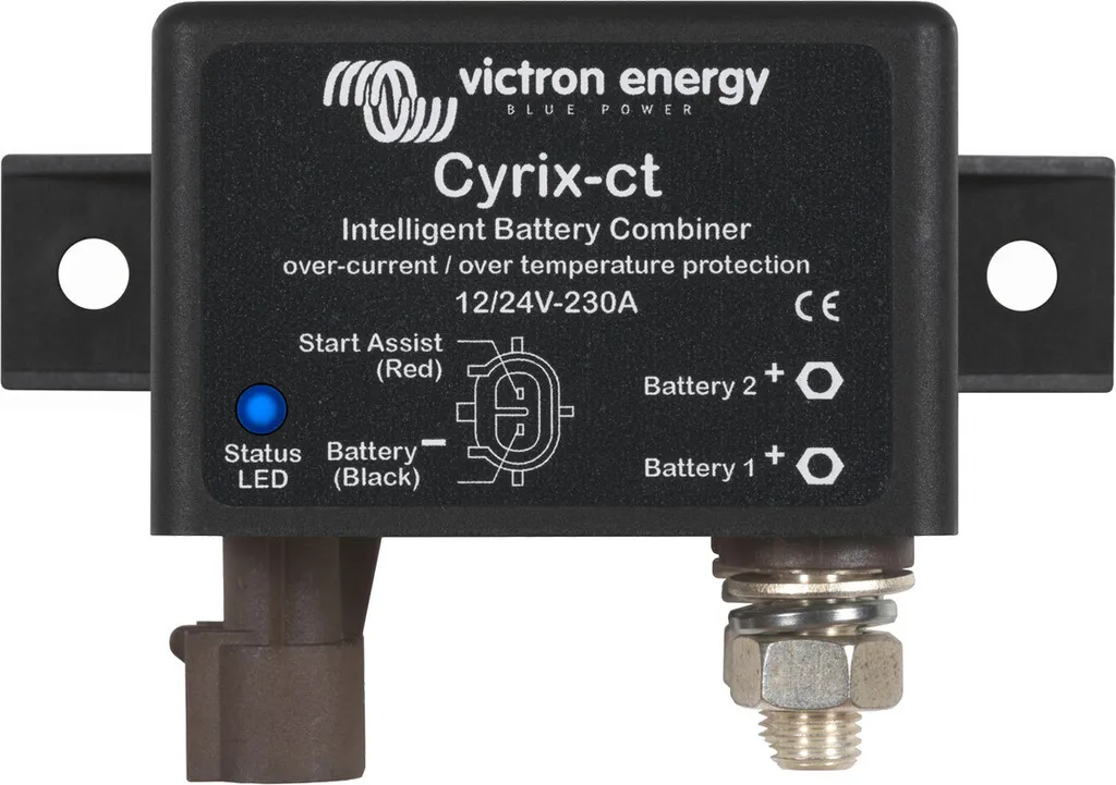 Relais de couplage de batterie Cyrix-ct 230A Victron pour Camping-Car