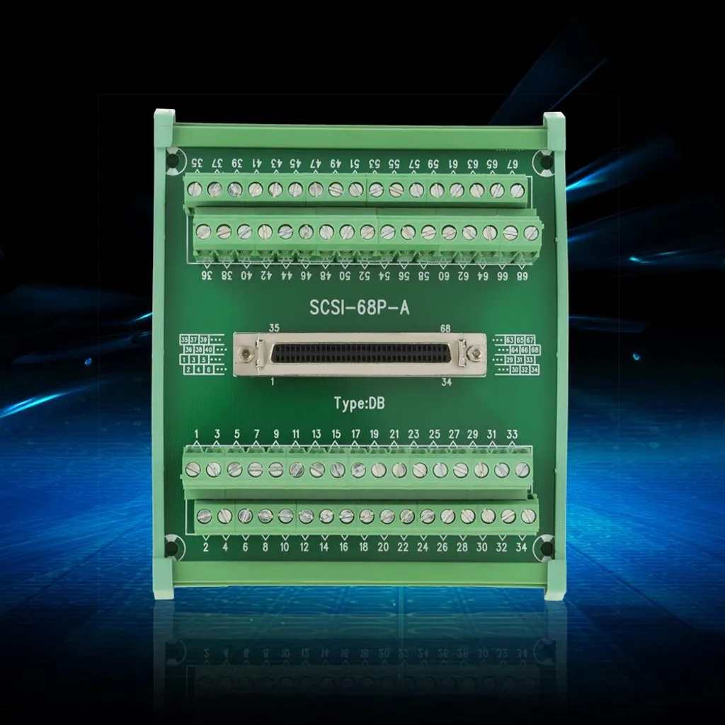 Adaptateur SCSI 68 Broches Femelle pour Test et Prototypage Industriel