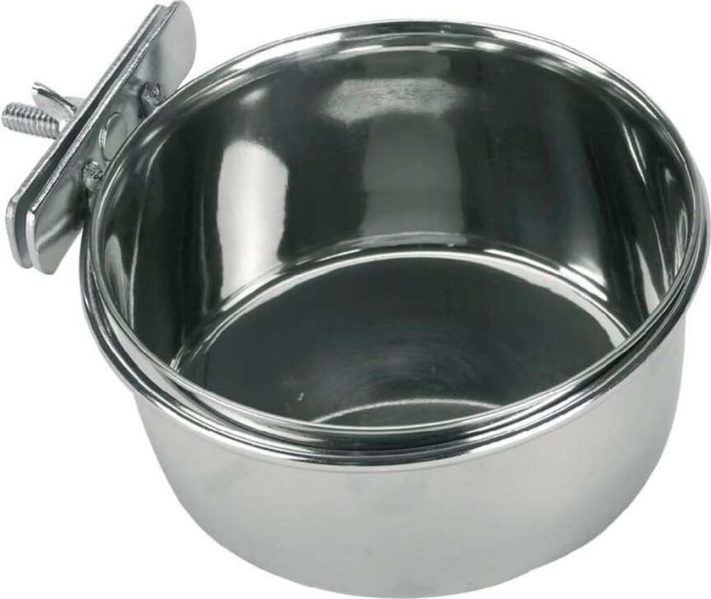 Kerbl Edelstahlbehälter 600 ml 12 cm Schraubbefestigung für Produktbild 