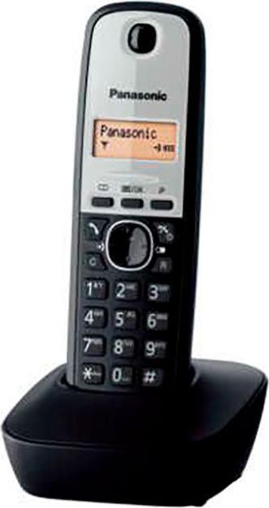 Panasonic | Schnurloses Telefon | KX-TG1911FXG | Eingebautes Display | Anrufer-ID | Schwarz/Grau
