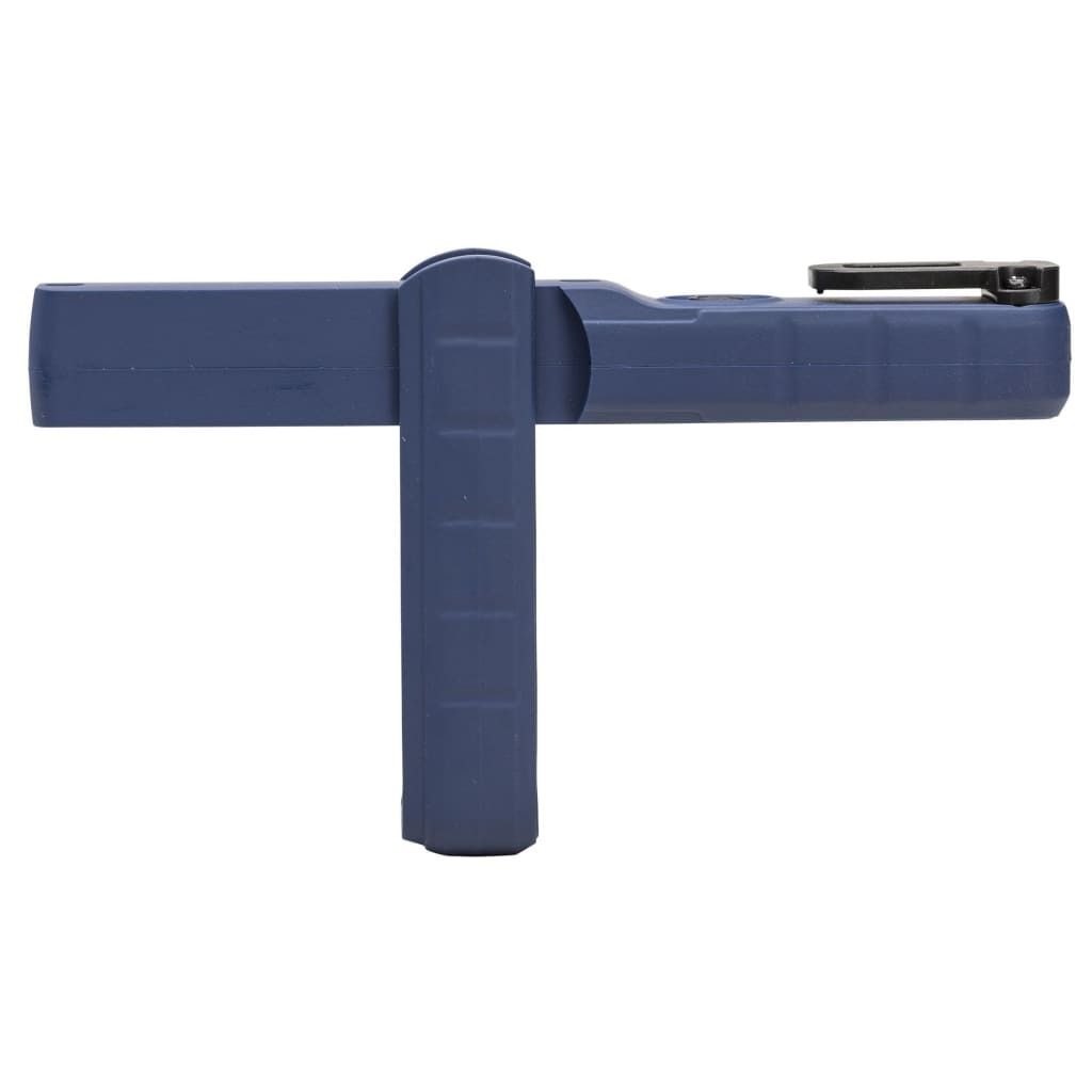 A blue pen-shaped work light is shown against a white background.