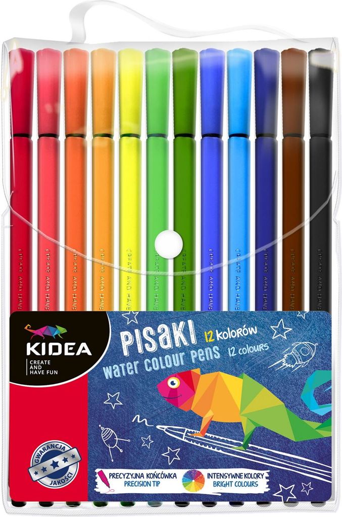 Kidea fine point markers 12 Farben
