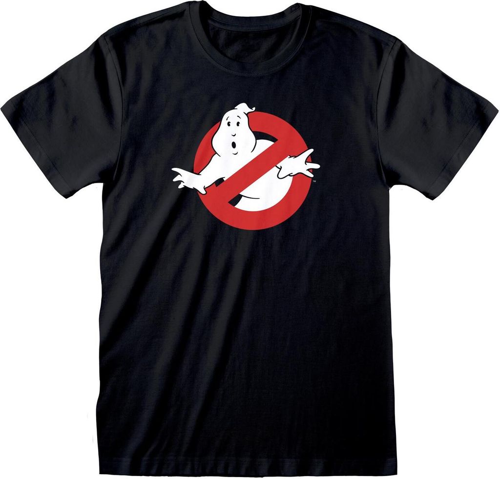 Ghostbusters - Classic Logo (Unis Black T-Shirt) M