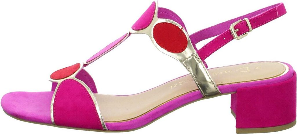 MARCO TOZZI Damen Sandale Textil Sandalette Metallic Produktbild 7