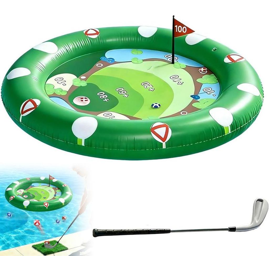 Pool Golf Spiel aufblasbar, schwimmendes Wasser Golf Produktbild 