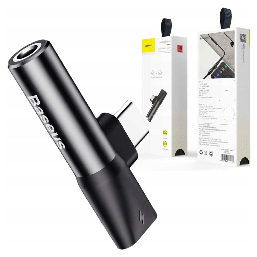 Baseus Audio Converter L41 Adapter Przejściówka Ze Złącza Zdjęcie produktu 