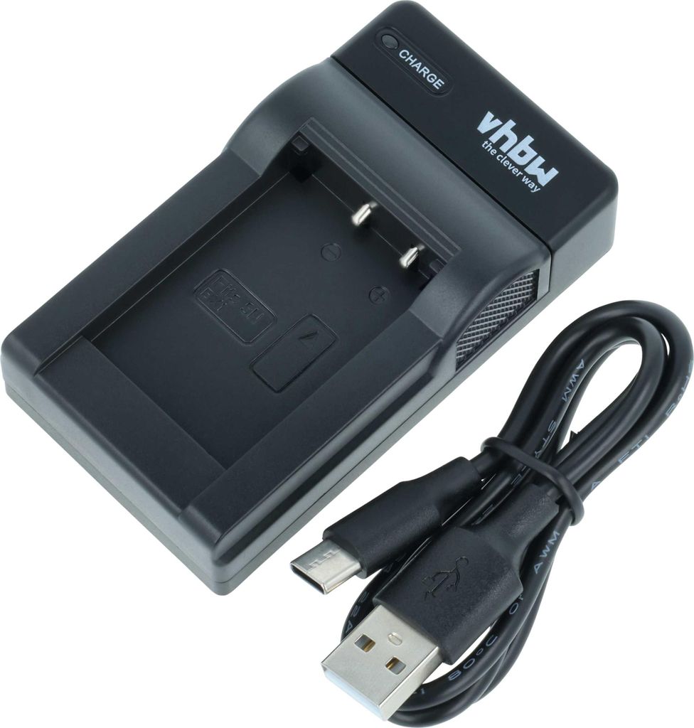 vhbw USB Ladegerät kompatibel mit Sony Cybershot Produktbild 