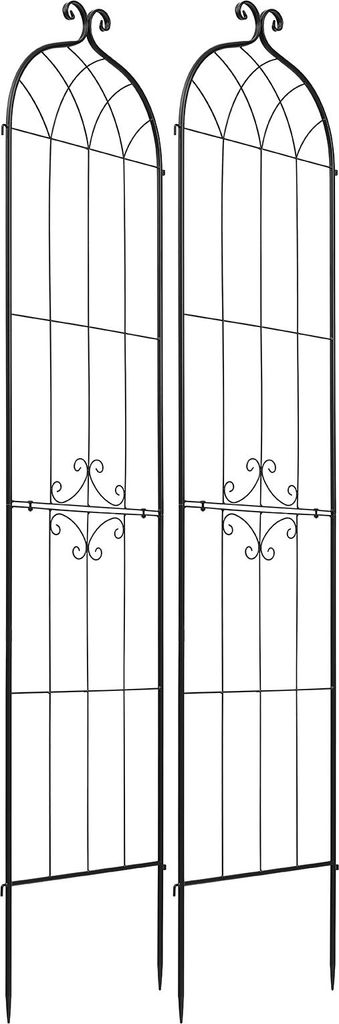 SucceBuy Rankgitter 220x52,5 cm 2er-Set, Metall Rankhilfe Produktbild 