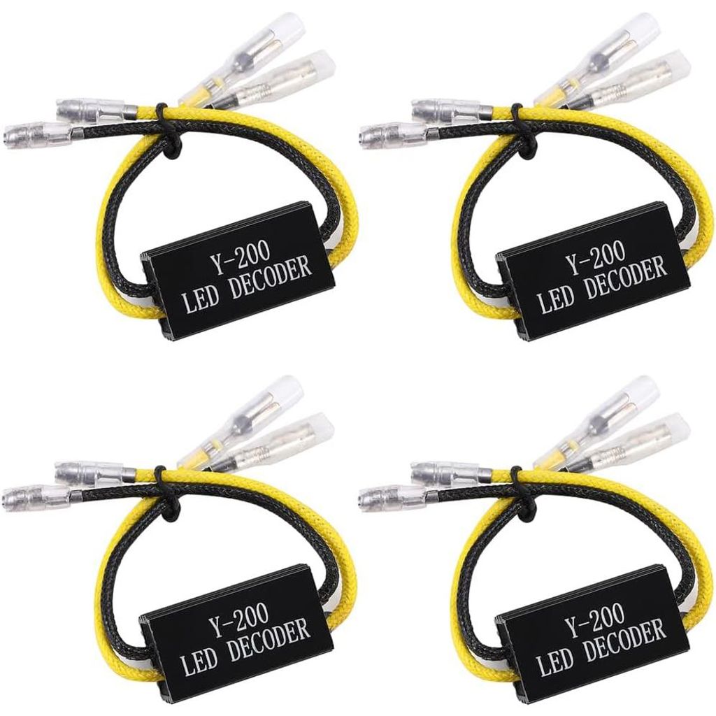 4 STK Motorrad Lastwiderstand Taschenlampe Blinker Decoder Produktbild 