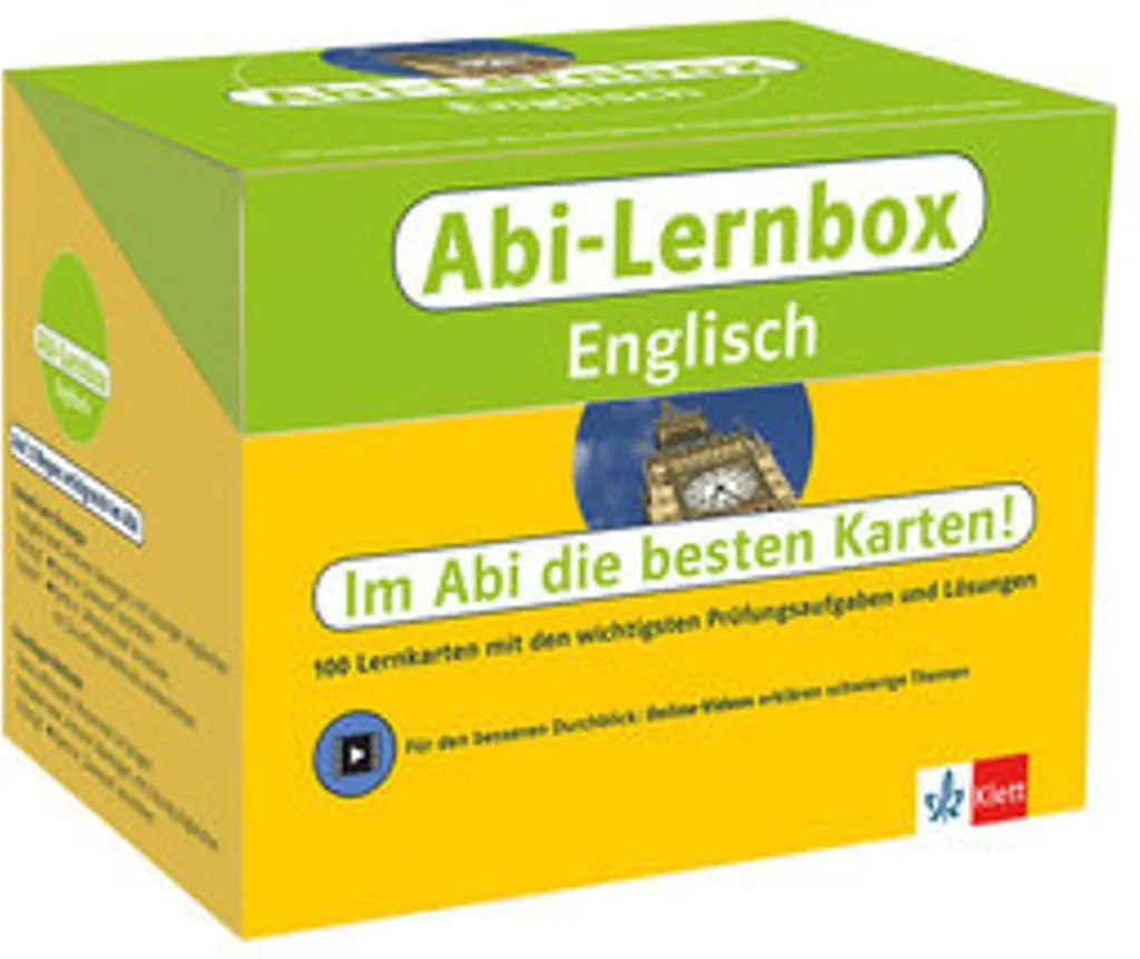 Préparer le bac d'anglais facilement fiches Abi-Lernbox lycée