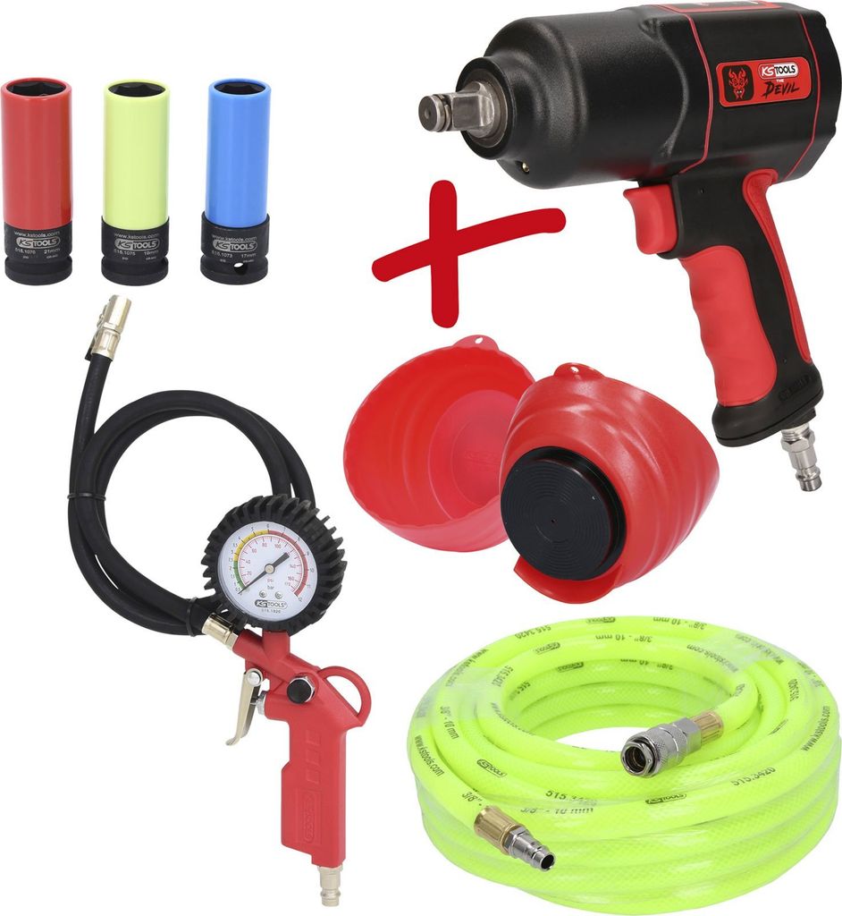 KS Tools Reifen-/Räder Aktionspaket The Devil, 8-tlg, 515.2100