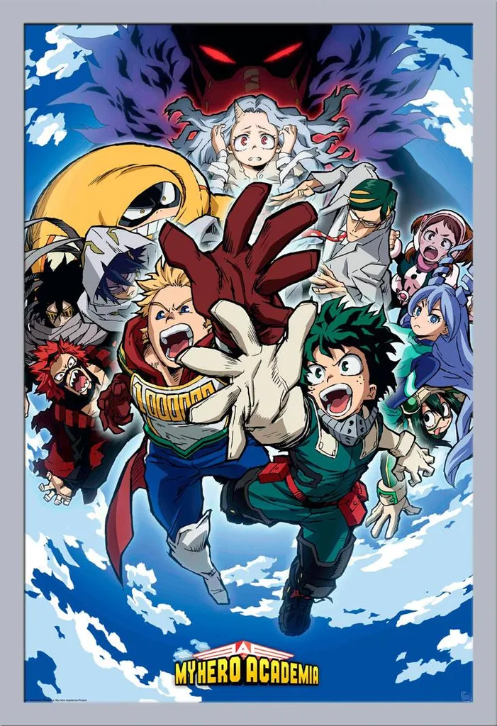 Recensione Poster MHA Eri & Group + Cornice Shinsuke Maxi Argento