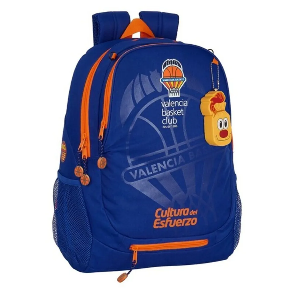 Sac à dos sport Safta Valencia Basket Bleu 23L pour école et loisirs