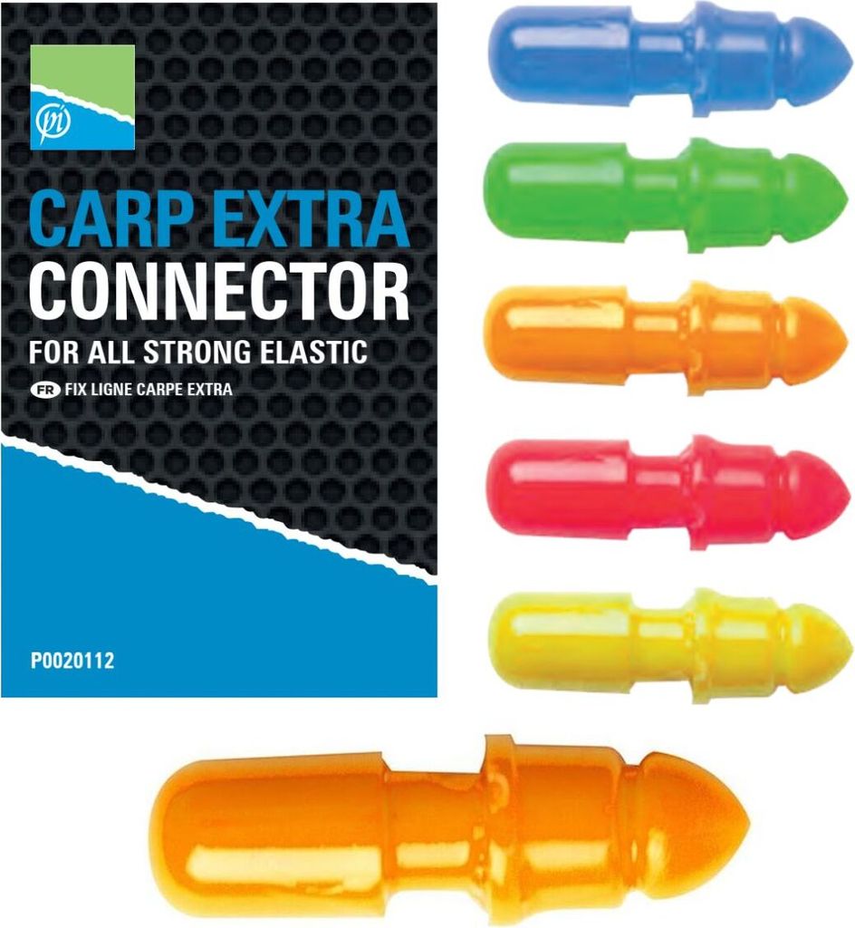 PRESTON SLIP CARP CONNECTOR EXTRA ORANGE Konnektor für Gummizüge Ø1,0 bis 1,6mm