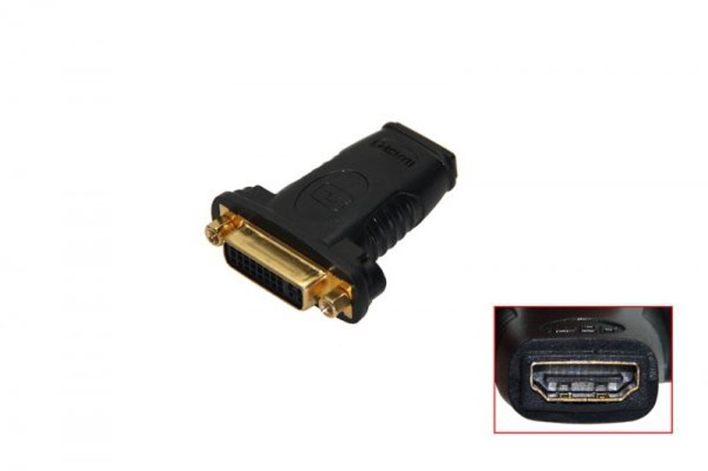 Goobay | Videoadapter | 19-poliger HDMI Typ A | Buchse | 24+5-poliger DVI | Buchse