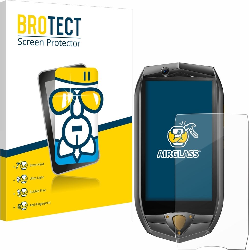 BROTECT Schutzglas für Oukitel K16 Schutzfolie Panzer Folie Glas Display Schutz klar