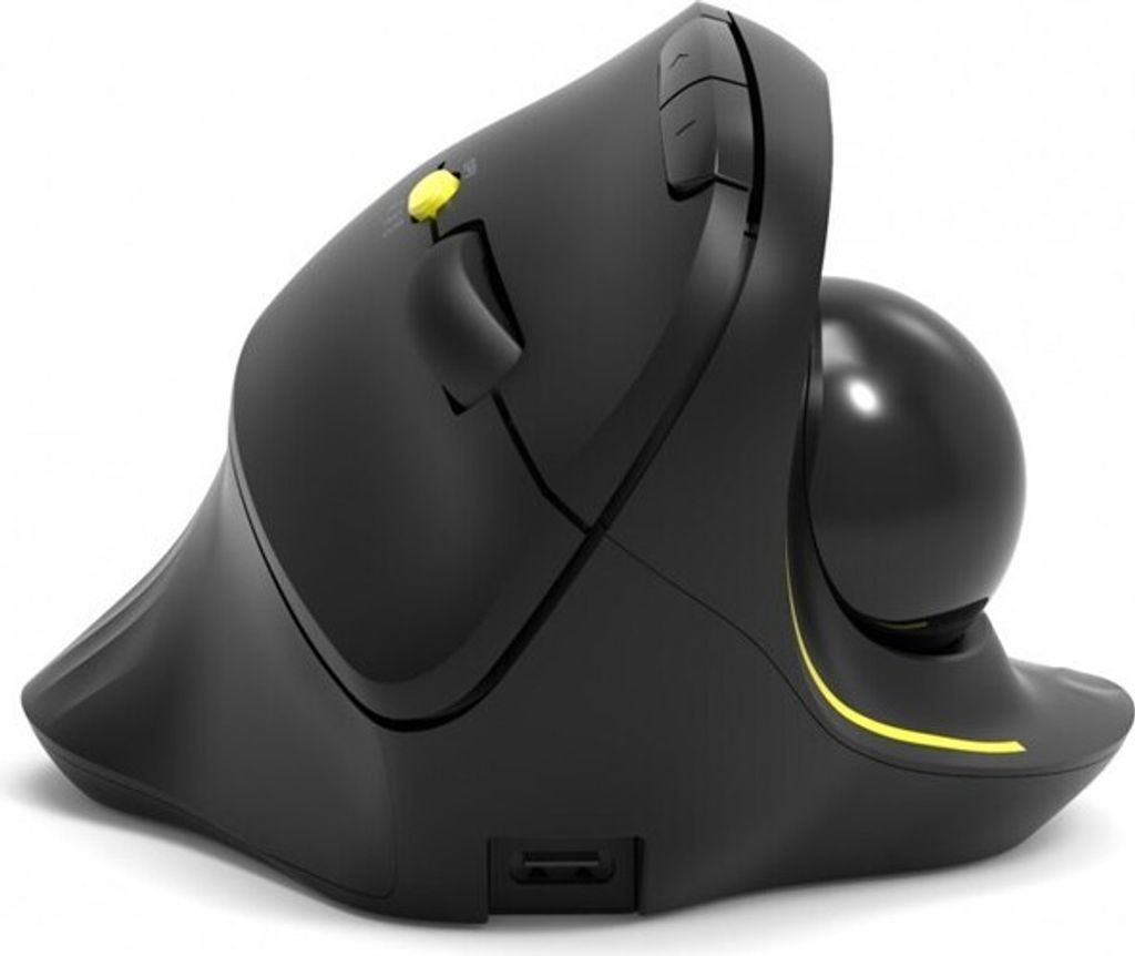 Port MOUSE ERGONOMIC RECHARGEABLE BLUETOOTH TRACK BALLED