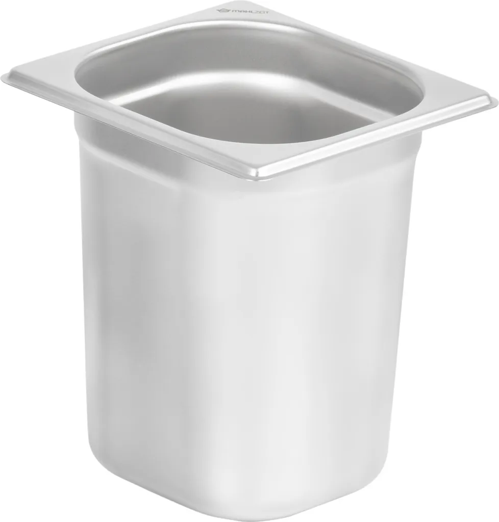 Contenitore GN per pasti 1/6, altezza 200 mm, contenitore per catering in acciaio inox, adatto a piatti di portata