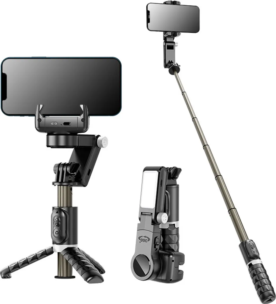 Perche Selfie Trépied Bluetooth Idéale pour Voyage et Vlog 15,5 cm