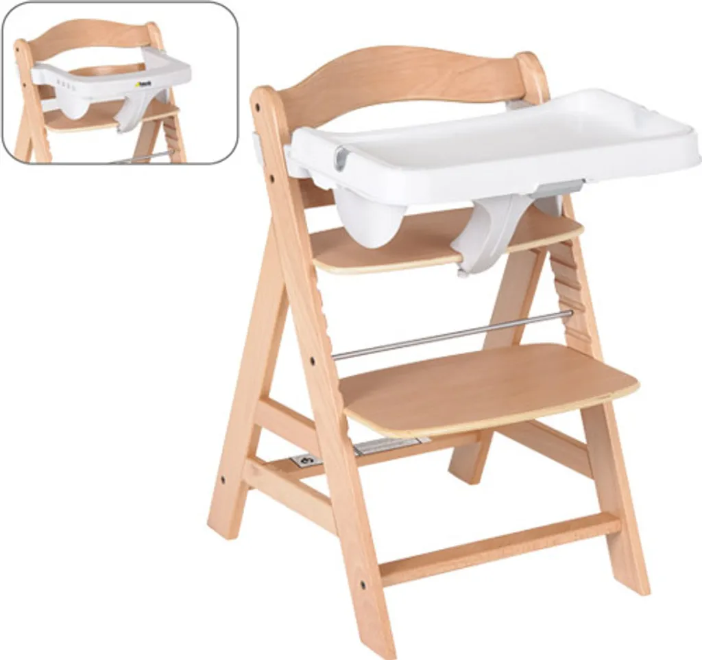 Tablette Repas pour Chaise Hauck Alpha : Idéal pour l'Autonomie Bébé - 5