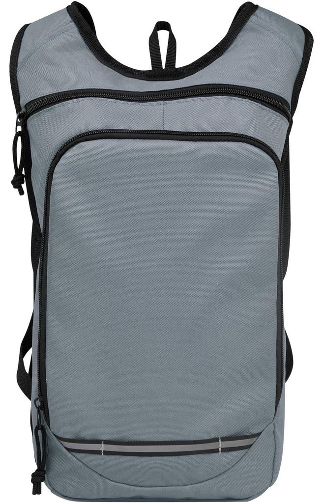 L-Merch - Rucksack, Sport, Reflektierende Details LT5027 (Einheitsgröße) (Grau)