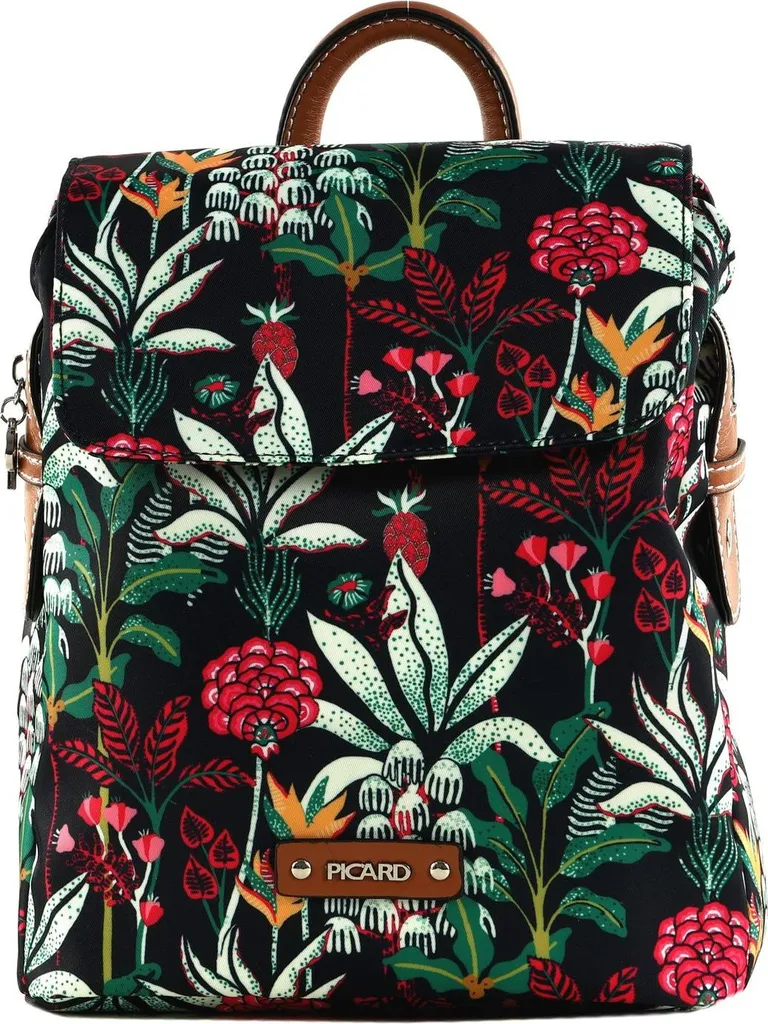 Sac à dos Sonja Picard motif Jungle multicolore en matière légère robuste