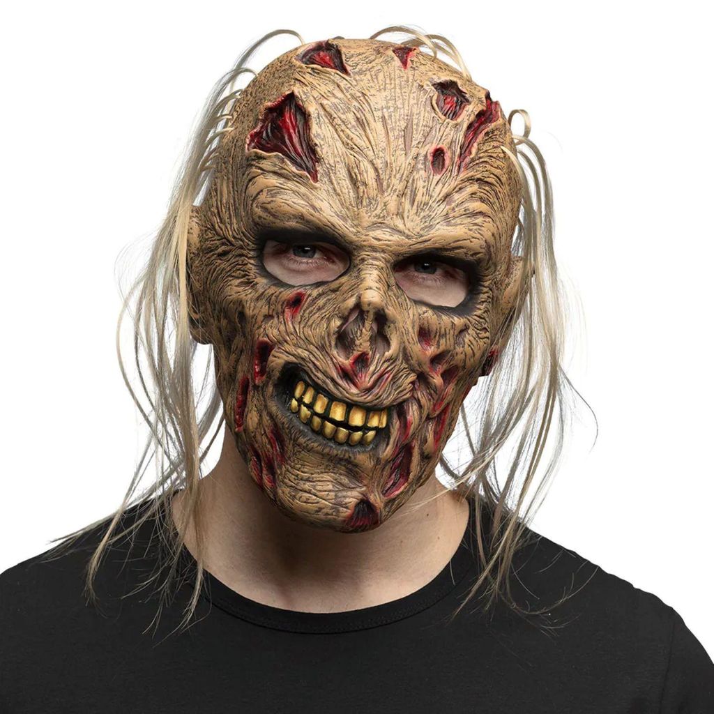 Masque de tête en latex Zombie Grumble Image du produit 