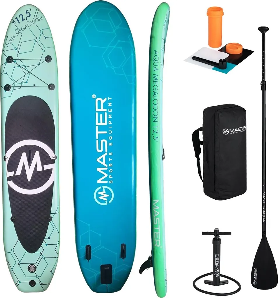 Paddleboard MASTER Aqua Megalodon 12.5 - Stand Up Paddle gonflable XL