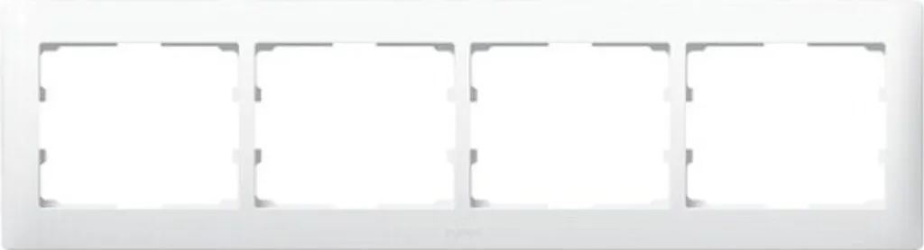 Legrand 771004 Galea Life Placca 4 Posti Orizzontale Bianco Ultra