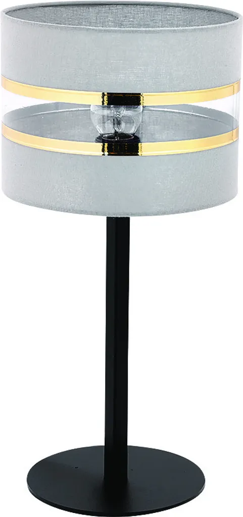 Lampe à poser Sara Sigma Lighting noir et gris 42cm E27 design métal