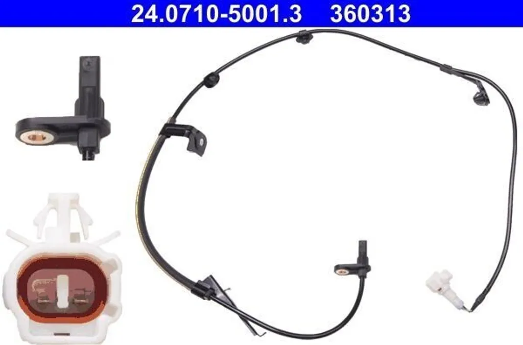Réparer voyant ABS allumé Toyota Yaris P9 - Capteur ATE 89542 0D020