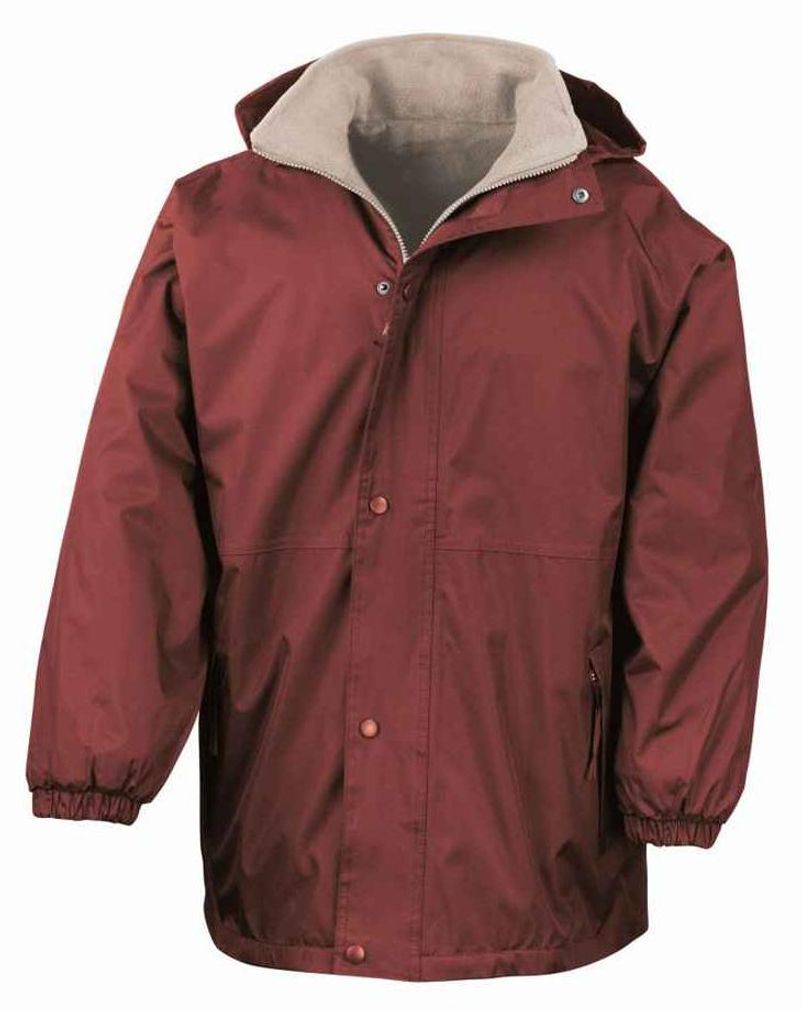 Result - Jacke für Herren/Damen Uni, wendbar, StormDri 4000 LT5522 (S) (Burgunderrot/Camel)