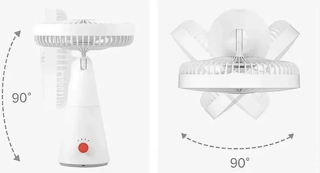 Mini Ventilateur USB de Table Xiaomi - Petit Ventilateur de Bureau