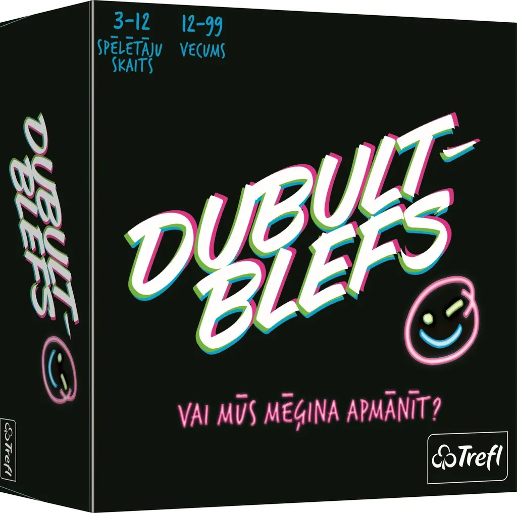 Jeu de Plateau Stratégique Trefl Double Bluff - Édition Langue Lettone