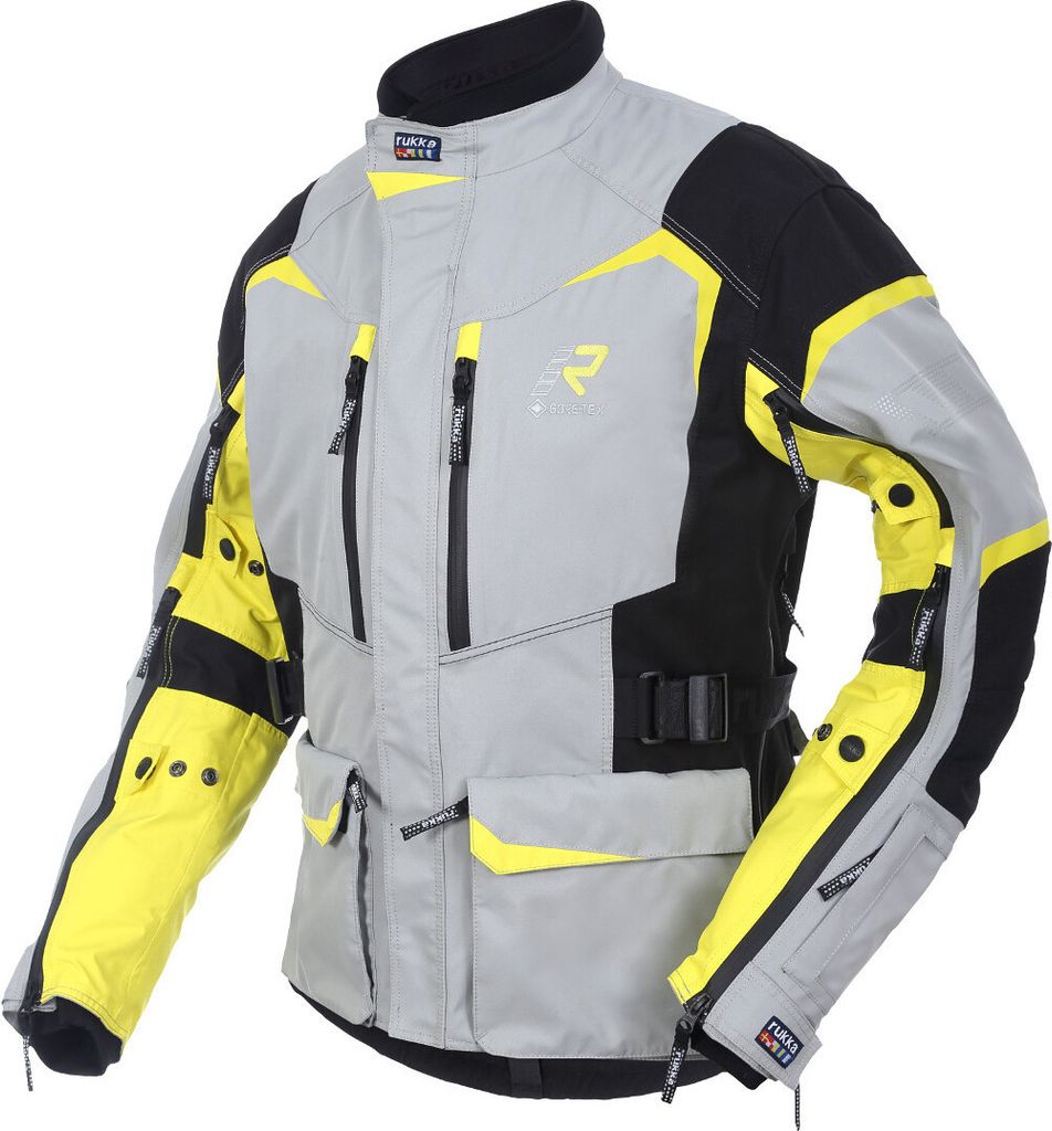 Rukka Rimo-R GoreTex Anthrazit-gelb Jacke Herren 50