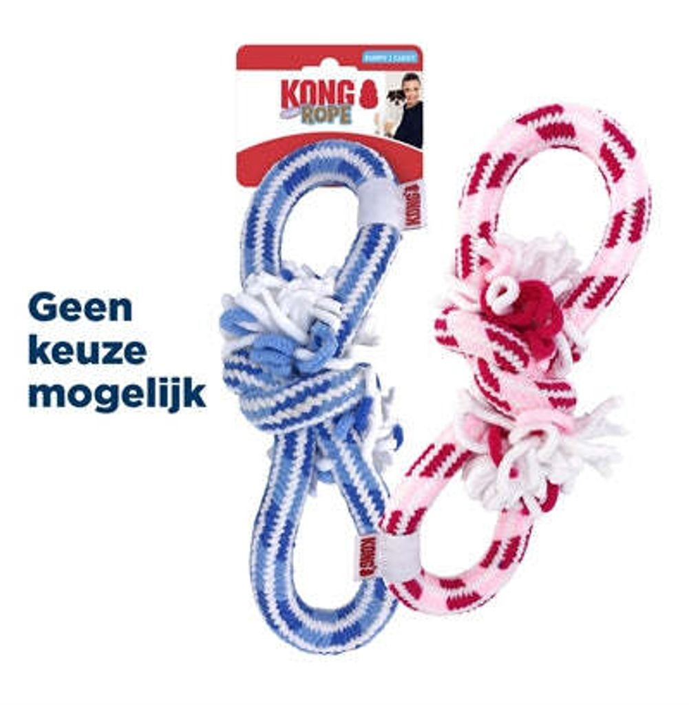 Kong Rope Tug Puppy Spielzeug Blau M Blau M
