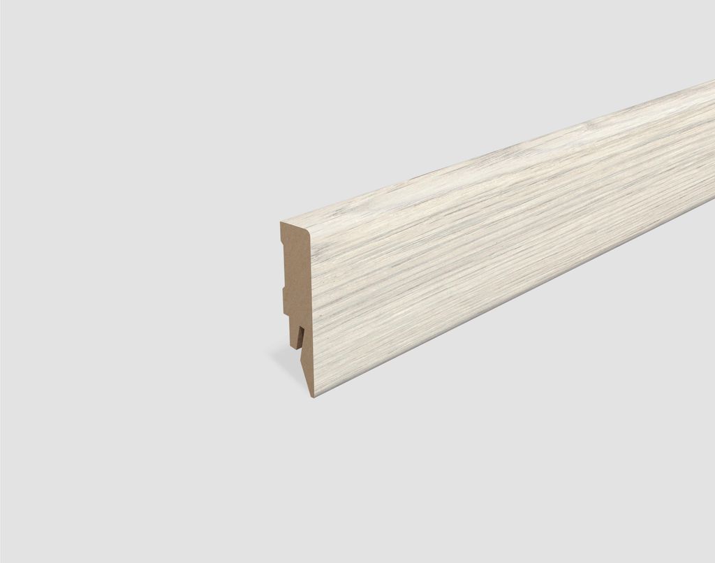 EGGER Sockelleiste L582 passend zu Fußboden Brook Eiche weiss