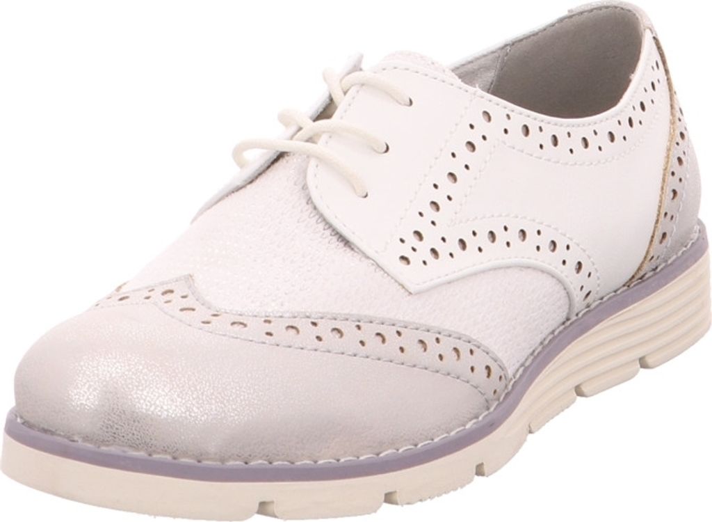 S.Oliver Damen weiß Leder elegant oxford halbe Schuhe 40