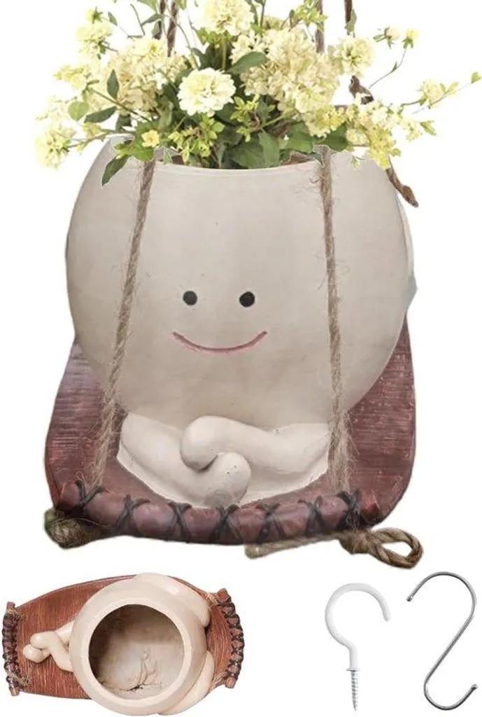 Panier à fleurs suspendu pour protéger vos plantes des animaux