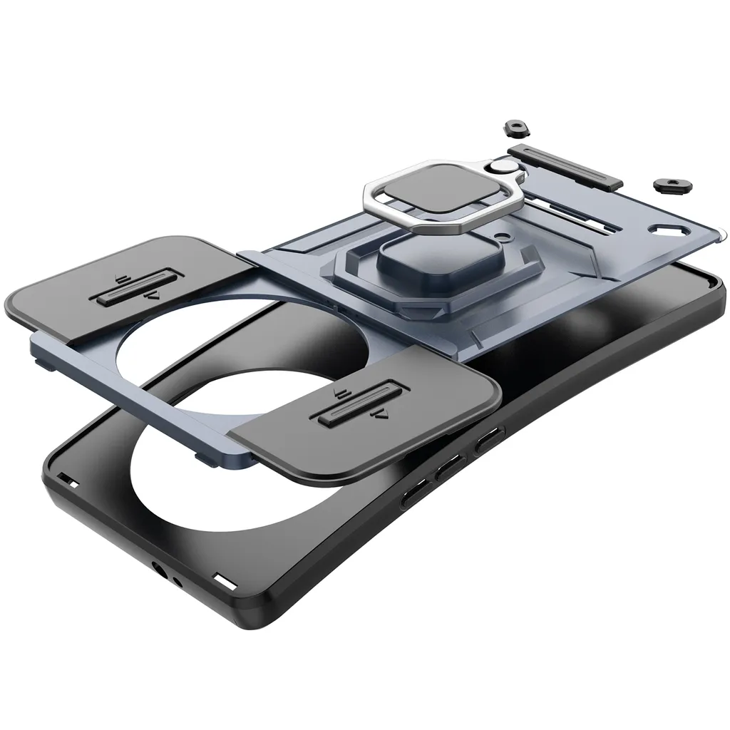 Cover Honor X9B Rugged Grigia: Protezione Obiettivo e Ring Stand - 5