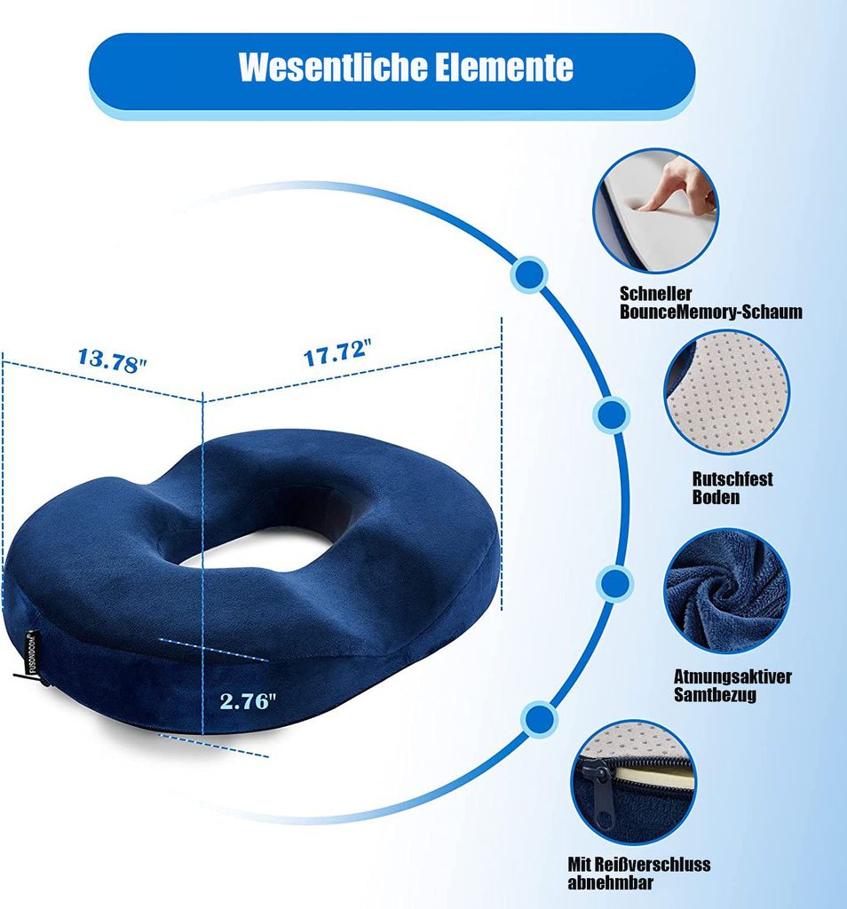 Donut Kissen Orthop Disches Sitzkissen Kaufland De