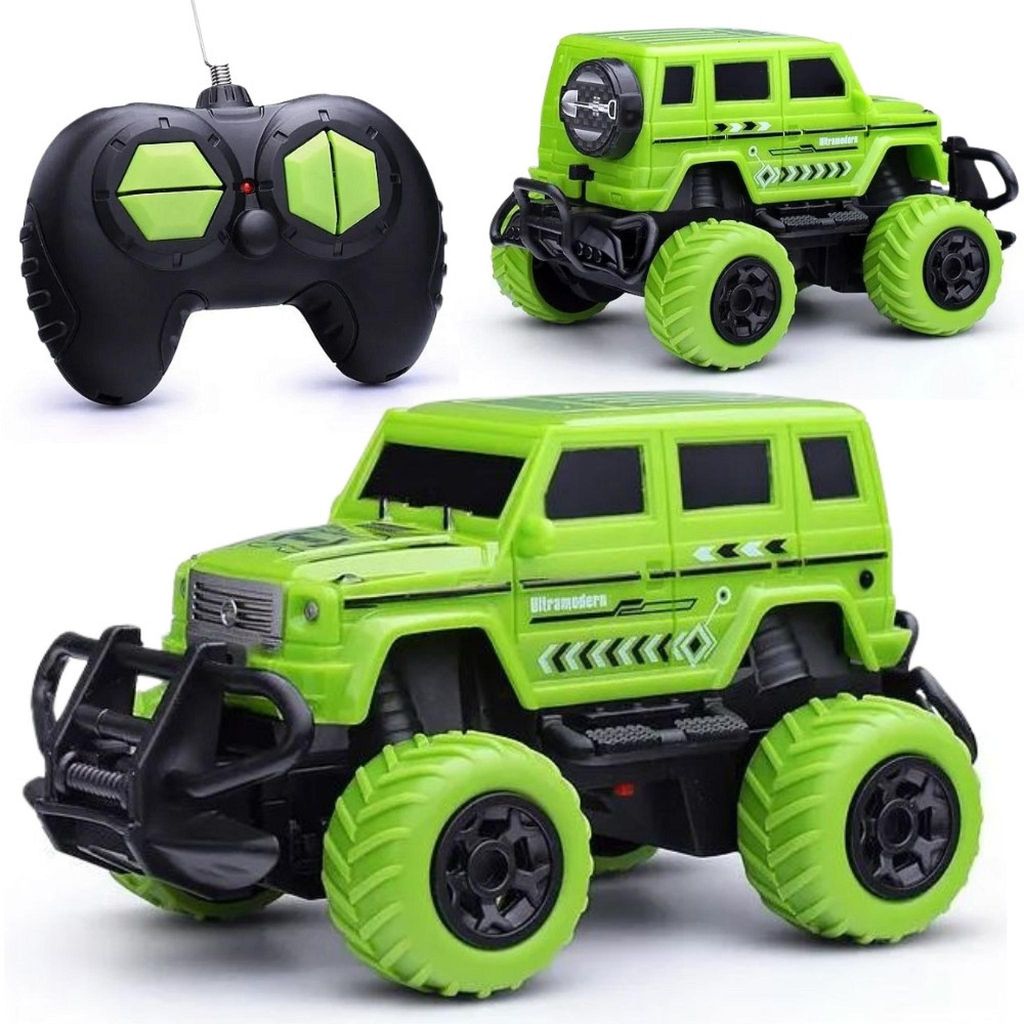WOOPIE Voiture télécommandée RC Jeep tout-terrain à LED Image du produit 