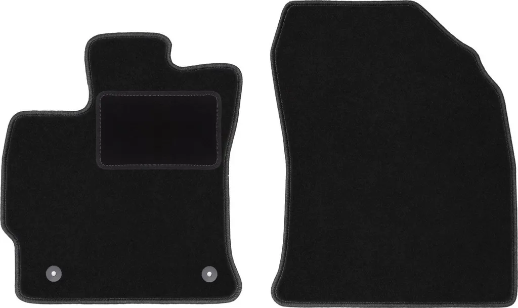 Tappetini Anteriori Toyota Prius Plus (7 Posti) 2011- Velours Nero